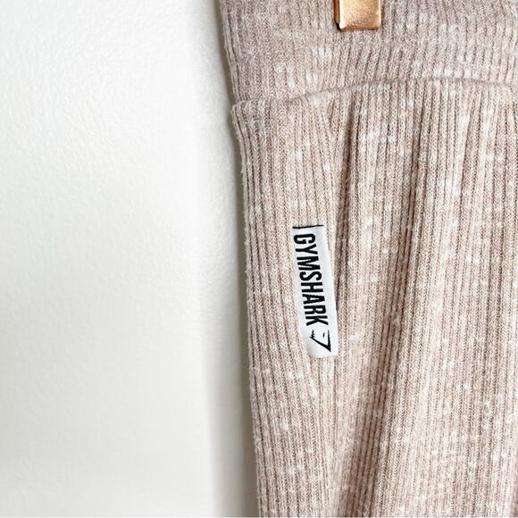 GYMSHARK Slounge Pants in Taupe Marled Size Small - Picture 6 of 8